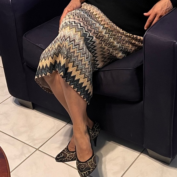 Missoni Golden Chevron knit midi skirt - Picture 10 of 10